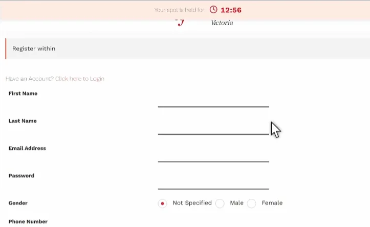 Alliance Française de Victoria registration form